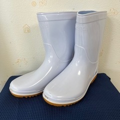 耐油　白長靴　26cmの画像