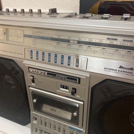 またまたまた値下げします。最終です。DIATONE ラジカセ　JR-７１１　少しジャンク