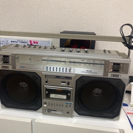 またまたまた値下げします。最終です。DIATONE ラジカセ　JR-７１１　少しジャンク