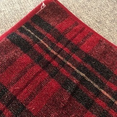 チェックのタオルハンカチの画像