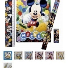 【新品】ミッキーフレンズ文房具５点セット（2個）の画像