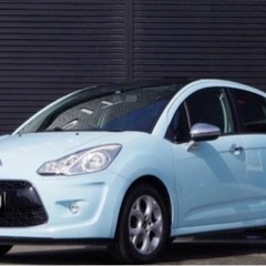 シトロエン　C3 限定車エアプレイ　ブルーボッティチェリ