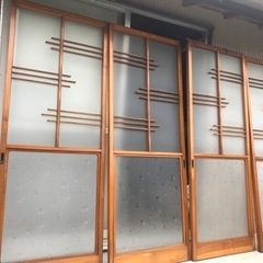 ガラス戸　昭和レトロ　昭和ガラス　その6