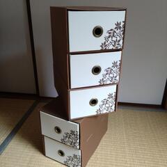 靴収納ボックス5個セット