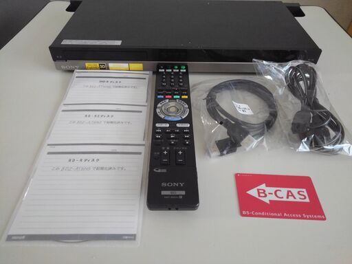 ソニ－動作品　BDZ-AT350S　1チュ－ナ－容量500GB　リモコ付き
