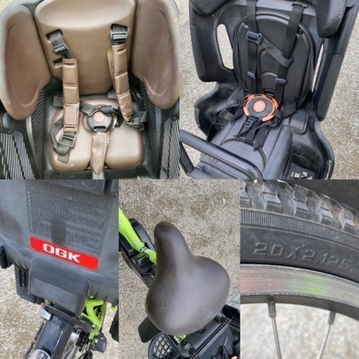 ☆ヤマハ電動アシスト3人乗り自転車PAS.KISS☆LEDヘッドライト・20インチタイヤ・リチウムイオンバッテリー充電器付き☆