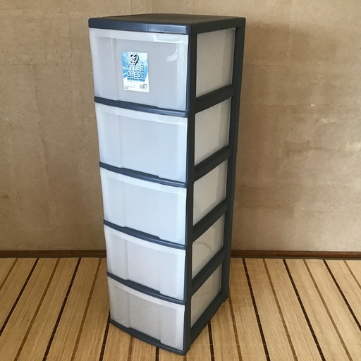 プラスチック収納棚③