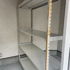 【値下げしました: ガレージや倉庫に】スチールラック 倉庫棚 業務用棚 の画像