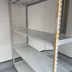 【値下げしました: ガレージや倉庫に】スチールラック 倉庫棚 業務用棚 の画像