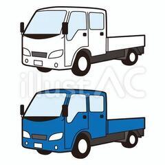 普通免許運転可能！Wキャブトラックお貸しします。