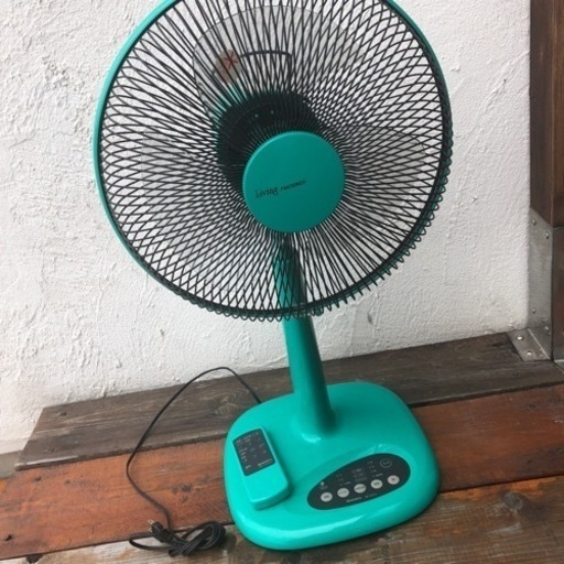 リモコン付き扇風機　レトロ　作動確認済み
