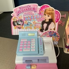 りかちゃんハウス、マクドナルドショップ、クレープパーラー…レジ、セットの画像