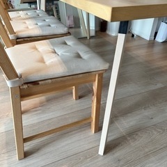 テーブル　イス　お譲りしますの画像