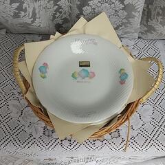 新品【スープ皿＆スープスプーン５組】籠付きの画像