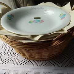 新品【スープ皿＆スープスプーン５組】籠付きの画像