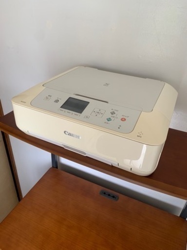 【交渉中】パソコンデスク\u0026チェアセット(プリンター付き)