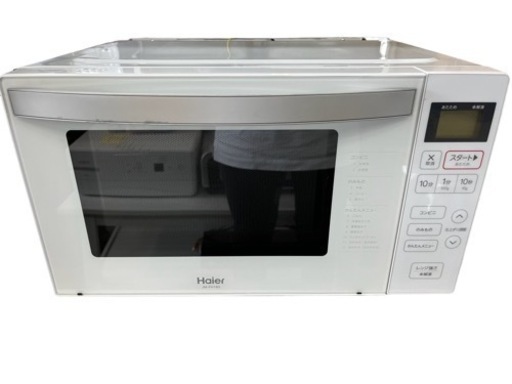 NO.647【2021年製】Haier ヘルツフリー電子レンジ JM-FH18G