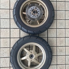 ホンダ　ライブディオ ＺＸ　ホイール前後