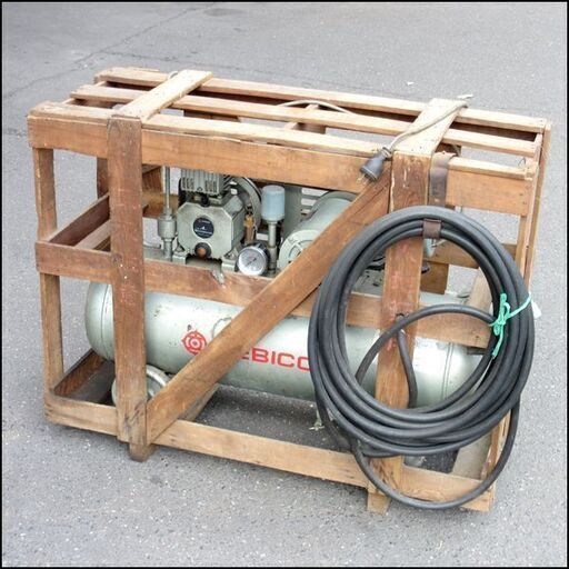 日立/HITACHI エアコンプレッサー ベビコン 100V 通電確認済み 札幌 東区 店頭引取歓迎