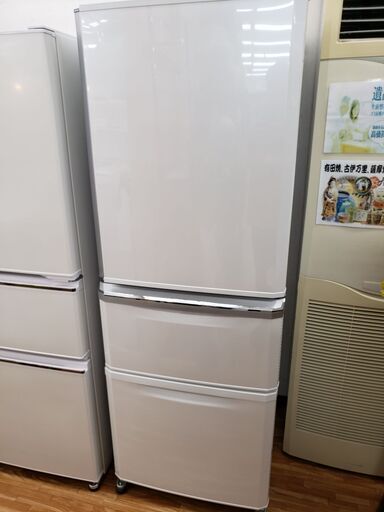 MITSUBISHI 2019年製 ３ドア冷蔵庫 MR-C34D-W