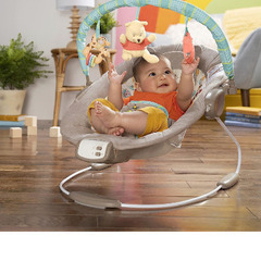 Bright Starts ブライトスターツ ディズニー くまのプーさん ウィニーザプー・ドッツ&ハニーポッツバウンサー 0ヶ月~ (60256) by Kids IIの画像