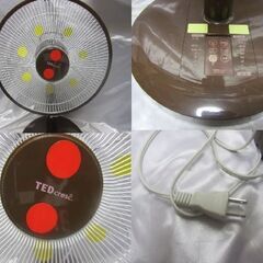 扇風機　DCモーター　30cm　7枚羽根  TED-07DC RD　2016年製　動作品　の画像