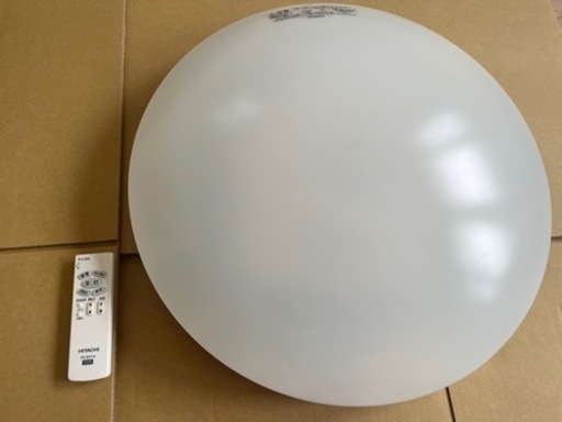 【受け渡し予定者様決定】HITACHI 日立　LEDシーリング　照明器具　電気　リモコン付き　6畳用