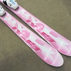  118cm ジュニアスキー 子ども用 B×B ピンク系 ビンディング チロリア 2点セット ポールなし 札幌市 白石区 の画像