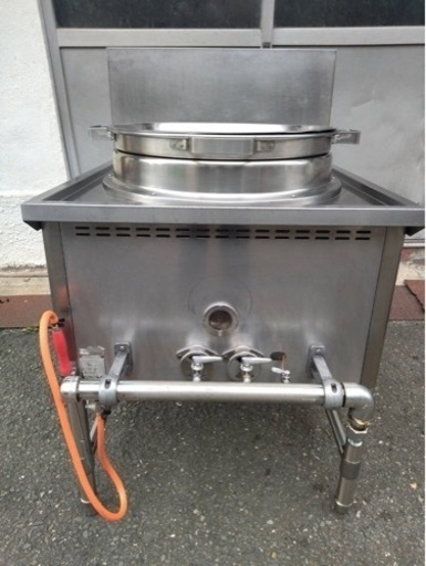 【動確済み】業務用 ゆで麺器 LPガス プロパンガス 中華コンロ ガス中華レンジ 麺茹で ラーメン うどん そば パスタ 茹で麺器 キッチンカー