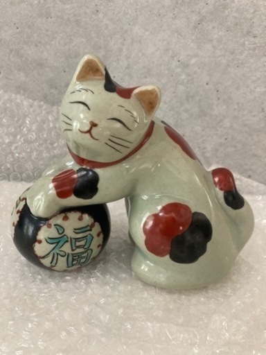 有田焼　円左エ門　猫置物　三毛猫　お取引中です