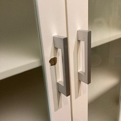 キッチン収納 食器棚 ガラス扉の画像