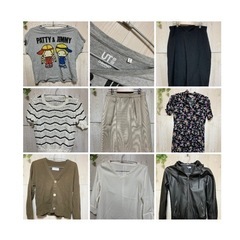 中古服 レディース&メンズ&子供服 夏冬120着！