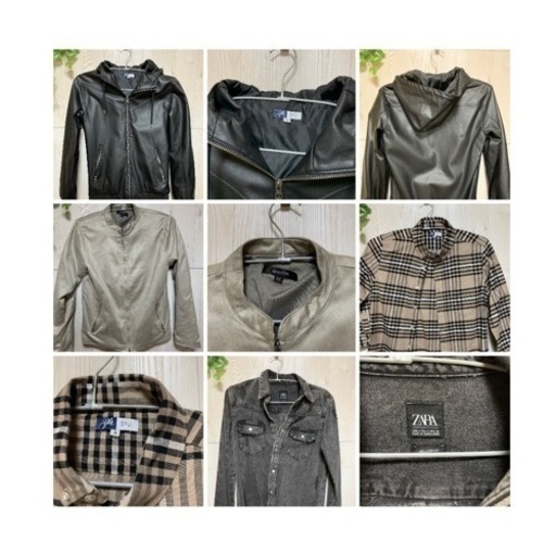 中古服　レディース&メンズ&子供服　夏冬120着！