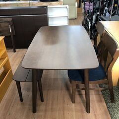 ダイニングセット ダイニングテーブル 木目調 ダークブラウン  幅135cm ?自社配送時?代引き可?※現金、クレジット、スマホ決済対応※【送料に設置込】