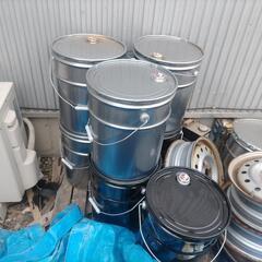 ⚠️残り僅か⚠️★20L空ペール缶！空缶 鉄製バケツ★天板取り外...