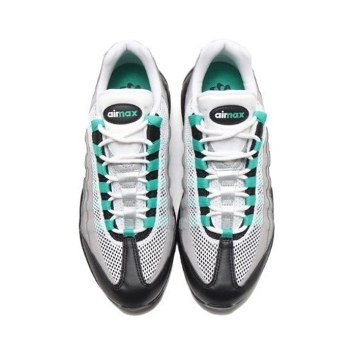 NIKE W AIR MAX 95 BLACK/STADIUM GREEN-PEARL GREY 23SU-I