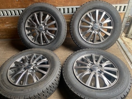 Good year タイヤ　バリ山❗️13インチ　ホイール付き×4本セット　4穴　中古美品