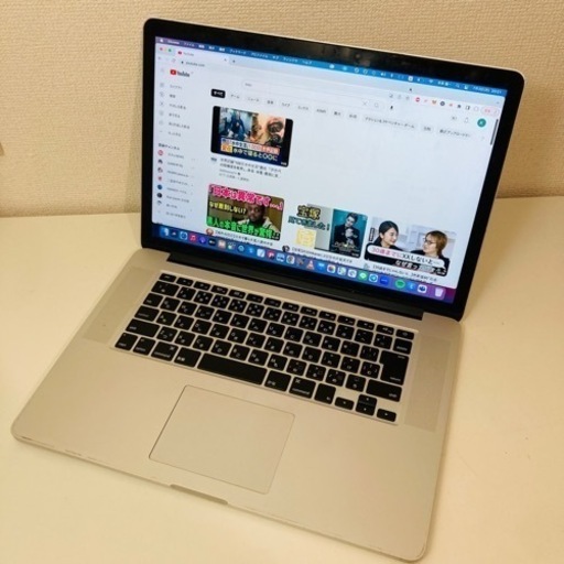 MacbookPro A1398 Retina Mid2014 15インチ SSD 516GB 画面不具合あり 動作良好