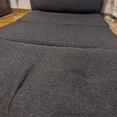 【無料で譲ります】ニトリ 使い方いろいろ3way ソファ座椅子(キッドBK) の画像