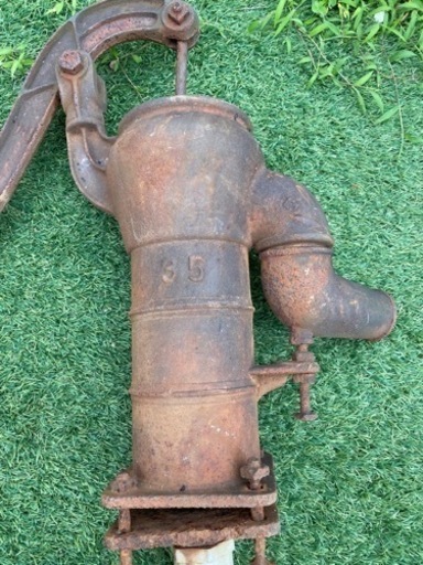 手押し井戸ポンプ アンティークガーデニング