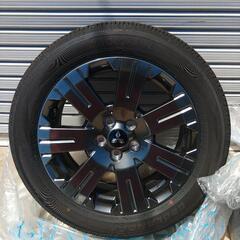 デリカD5 後期 18インチ純正ホイール／タイヤ4本セット 新車外し