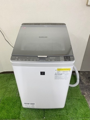 北九州市内配送無料　保証付き　シャープ SHARP ES-PX10A-S [タテ型洗濯乾燥機 （10.0kg） シルバー系]