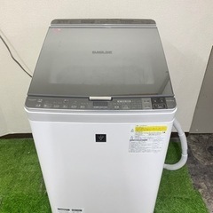 北九州市内配送無料 保証付き シャープ SHARP ES-PX10A-S [タテ型洗濯乾燥