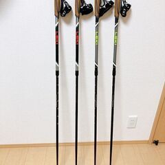 レキ　LEKI　2022ノルデックウォーキングポール　スピンショート2人分セットの画像