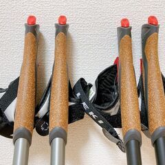 レキ　LEKI　2022ノルデックウォーキングポール　スピンショート2人分セットの画像