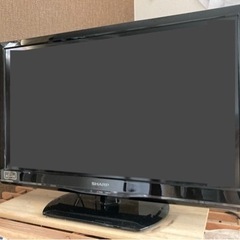 【引き取り限定】24型AQUOS※リモコン反応不良あり