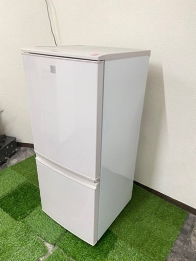 北九州市内配送無料　保証付き　シャープ SHARP SJ-PD14B-C [冷蔵庫 （137L・つけかえどっちもドア） 2ドア ベージ