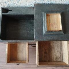 ●レトロ●棚セット●小物入れ●の画像