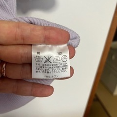 エンスウィート　半袖トップス　サマーニット　Lの画像