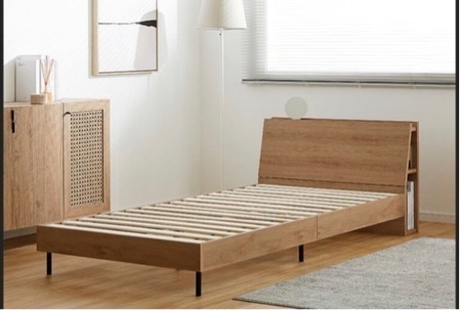 木製ベッドフレーム新品未使用 (お値段交渉可)